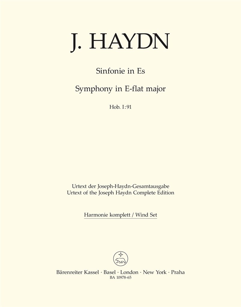 Symphony in Eb major Hob. I:91
